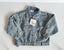 Damaged Denim Pearl Jacket - Size 4