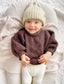Baggy Knit Jumper - Chocolate